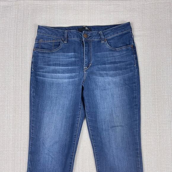 Women's 1822 Dark Wash Ankle Skinny Jeans Size 14 - Picture 2 of 6